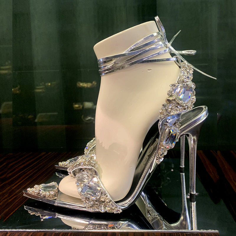 Rhinestone Banquet Stiletto - It Is What It Is & Always Will Be 
