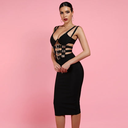 Black Bandage Dress - It Is What It Is & Always Will Be 