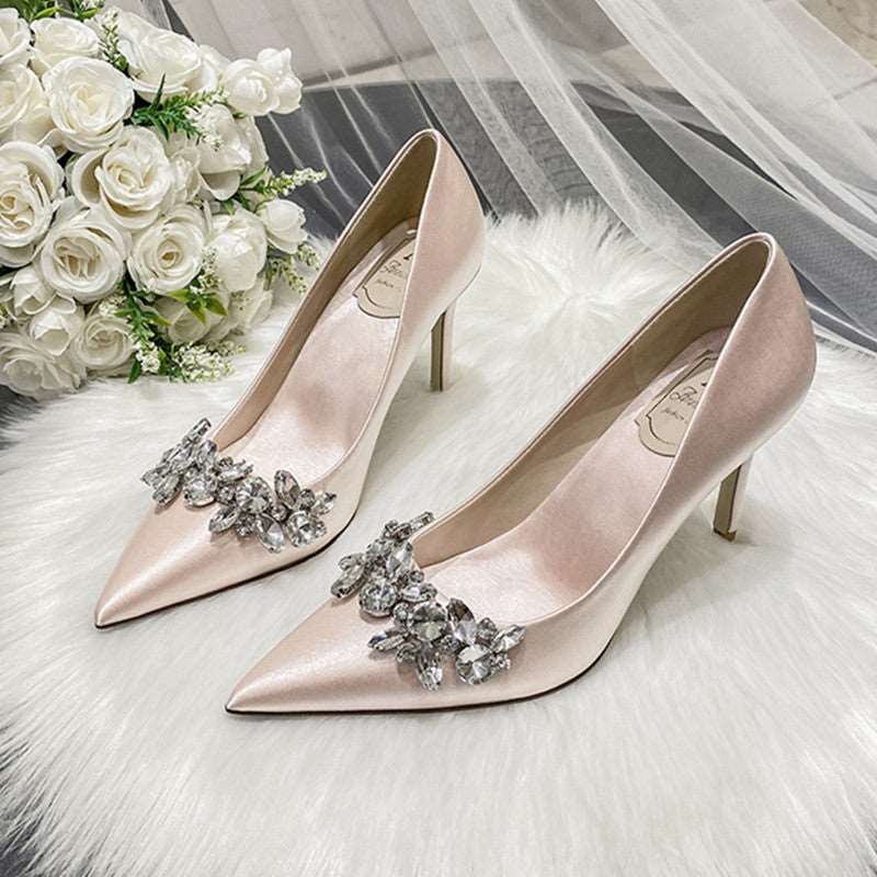 Crystal Slim Heels - It Is What It Is & Always Will Be 