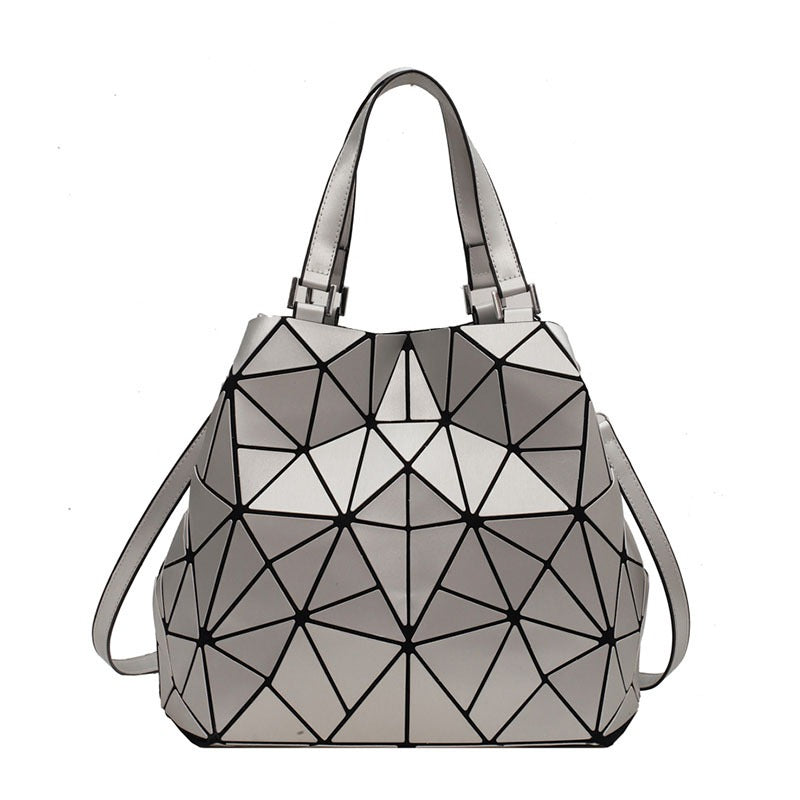 Geometric Rhombus Tote - It Is What It Is & Always Will Be 