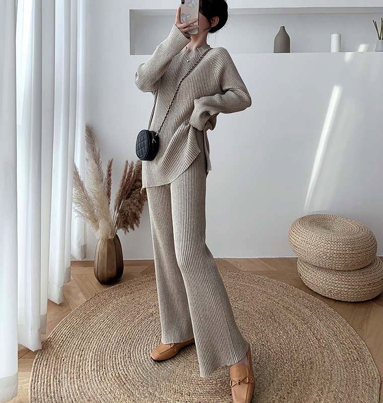 Loose Knitted Suit - It Is What It Is & Always Will Be 