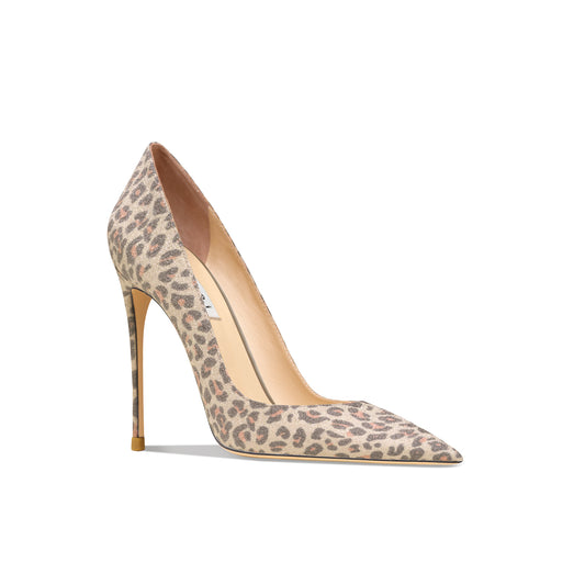Leather Leopard Print Heel - It Is What It Is & Always Will Be 