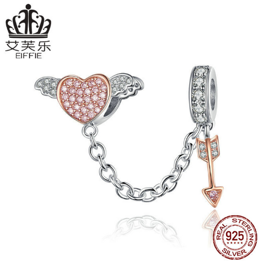 Safety Chain and Arrow Charm - It Is What It Is & Always Will Be 