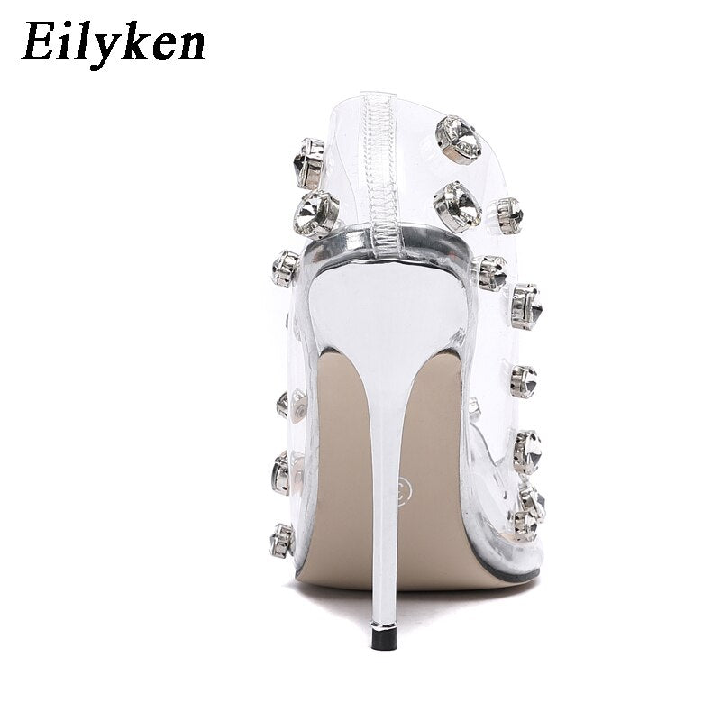 Rivet Crystal Pumps - It Is What It Is & Always Will Be 