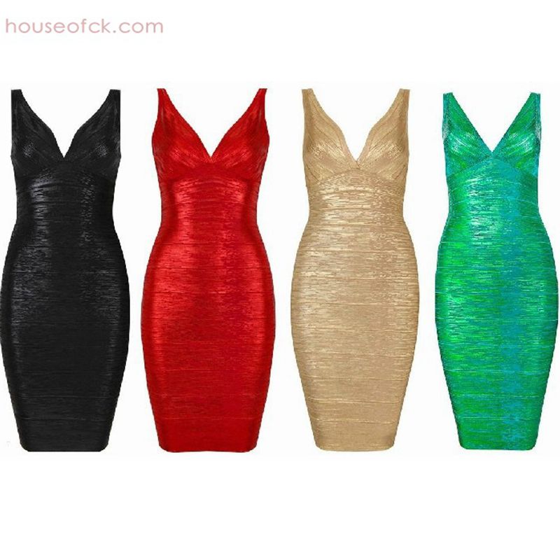 Foil Print Bandage Dress - It Is What It Is & Always Will Be 