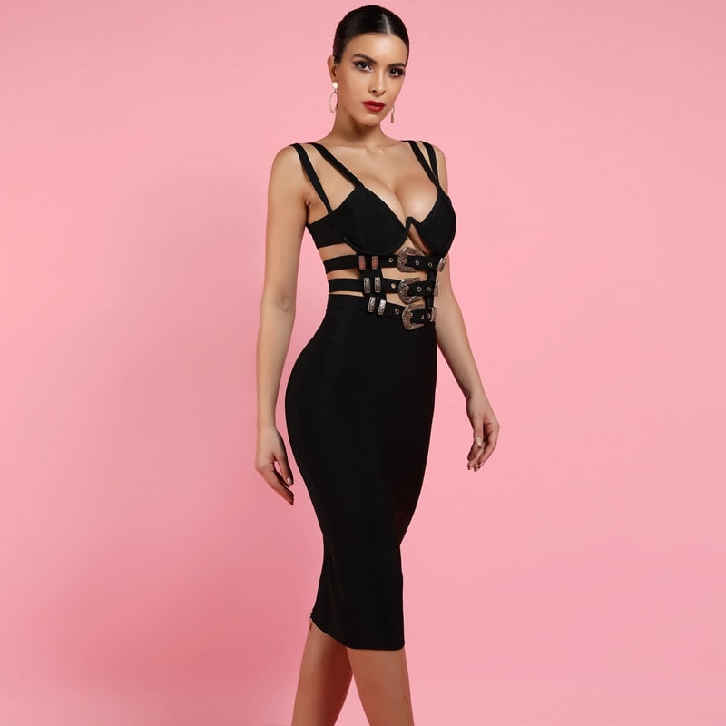 Black Bandage Dress - It Is What It Is & Always Will Be 