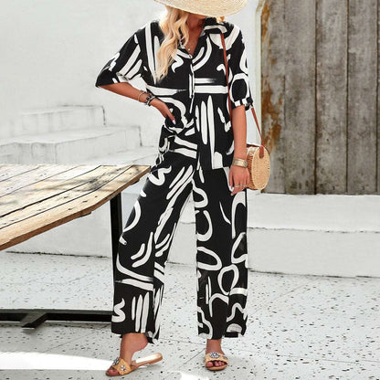 Casual printed suit - It Is What It Is & Always Will Be 