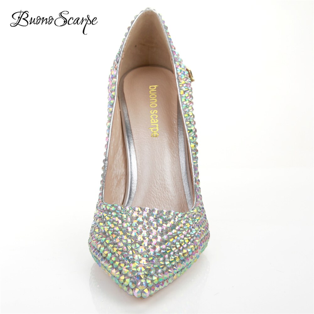 Crystal Design Metal Snake Pumps - It Is What It Is & Always Will Be 