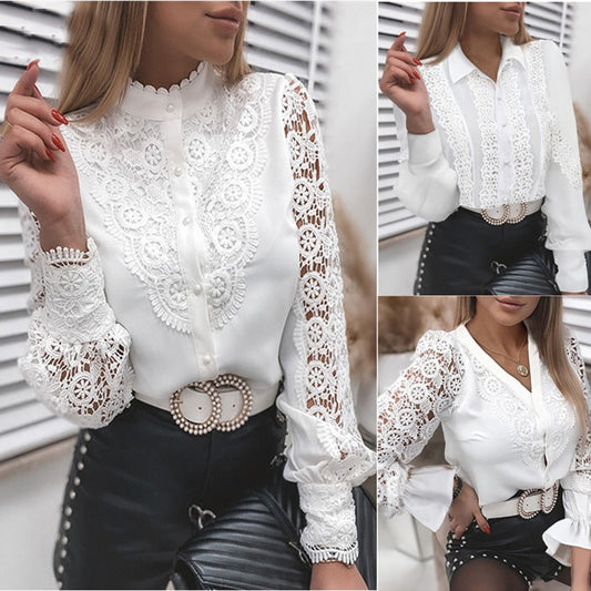 Lace Long Sleeved Shirt - It Is What It Is & Always Will Be 