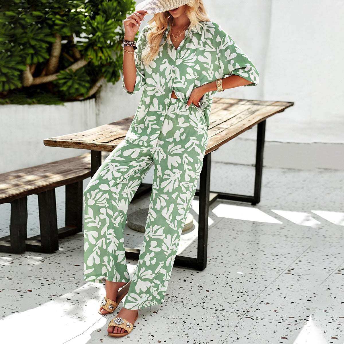 Casual printed suit - It Is What It Is & Always Will Be 