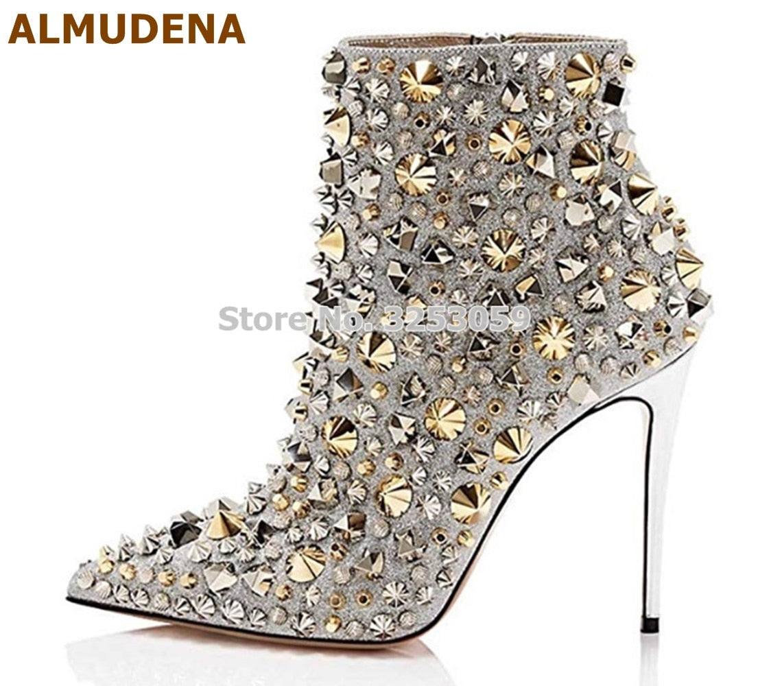 Stud Ankle Boots - It Is What It Is & Always Will Be 