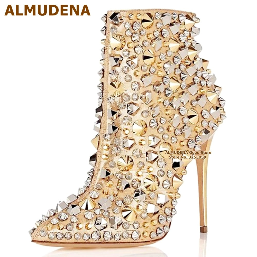 Stud Ankle Boots - It Is What It Is & Always Will Be 