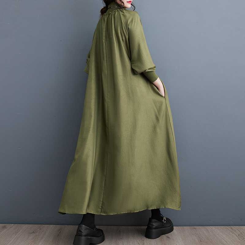 Korean oversized high neck dress - It Is What It Is & Always Will Be 