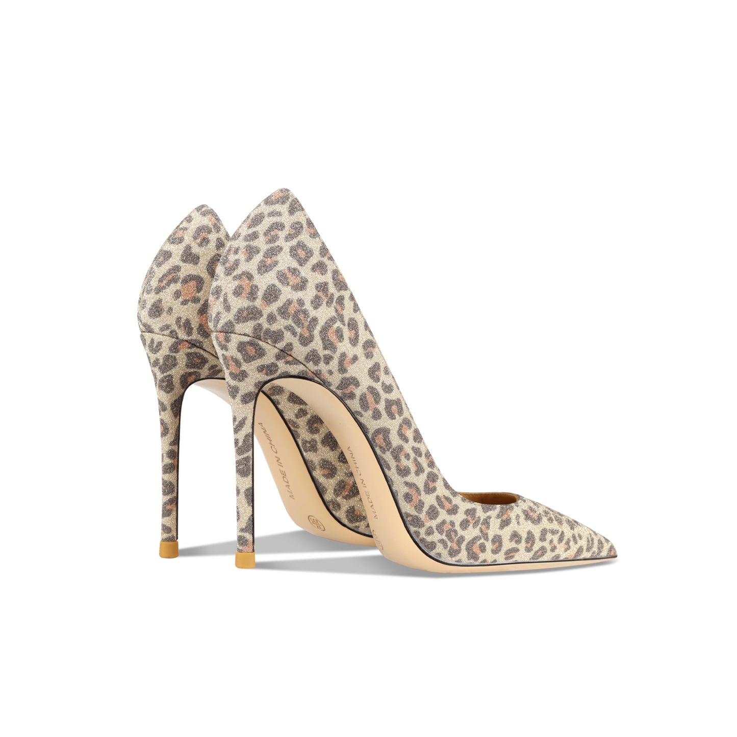 Leather Leopard Print Heel - It Is What It Is & Always Will Be 