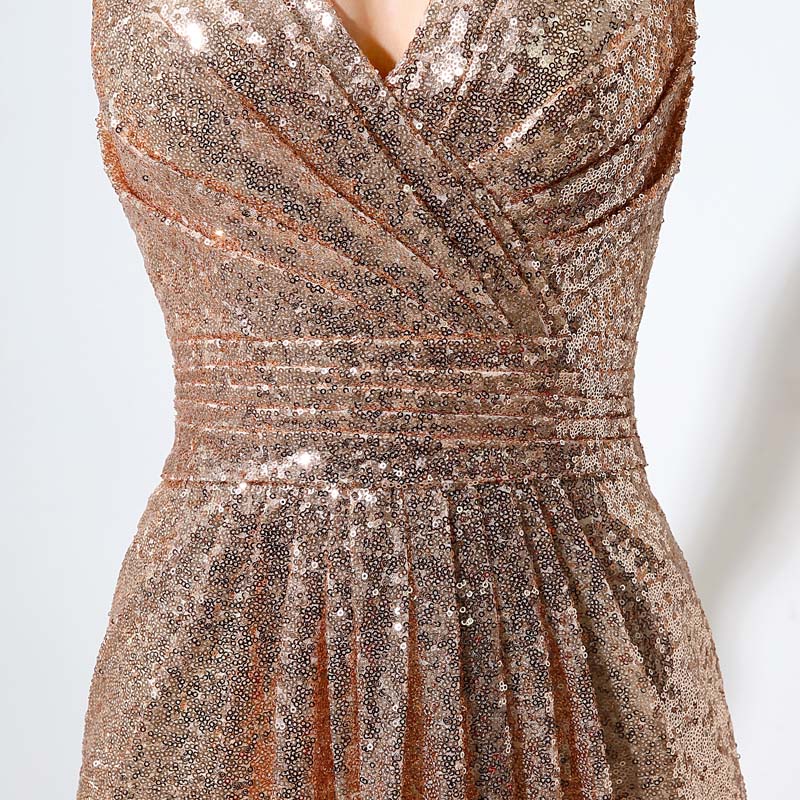 Gold Sequin Dress - It Is What It Is & Always Will Be 