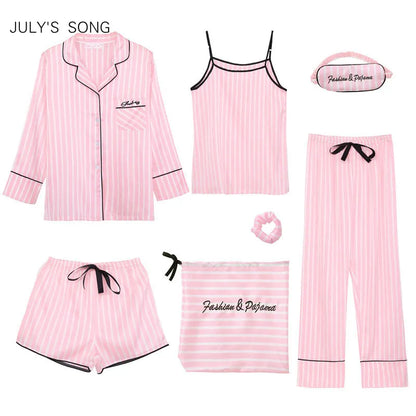 Women's 7 Pieces Pajama Set - It Is What It Is & Always Will Be 