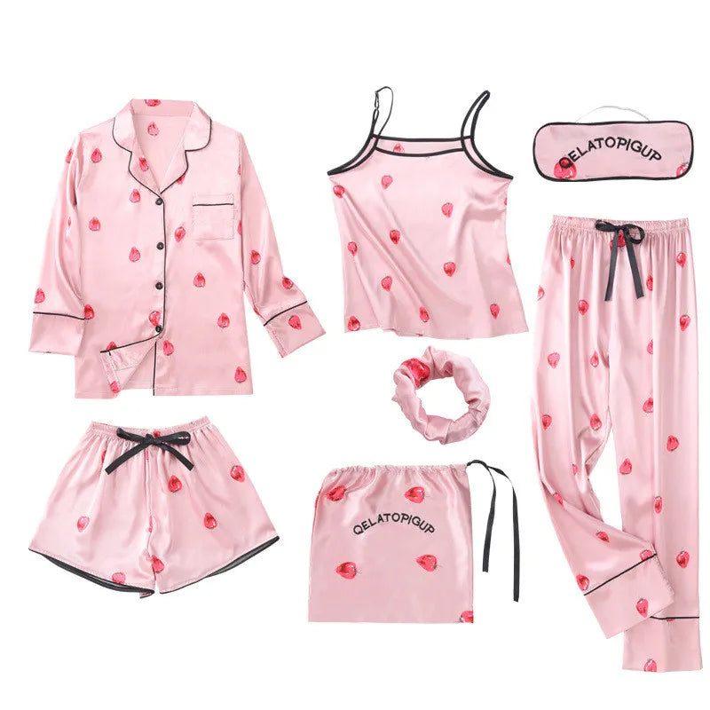 Women's 7 Pieces Pajama Set - It Is What It Is & Always Will Be 