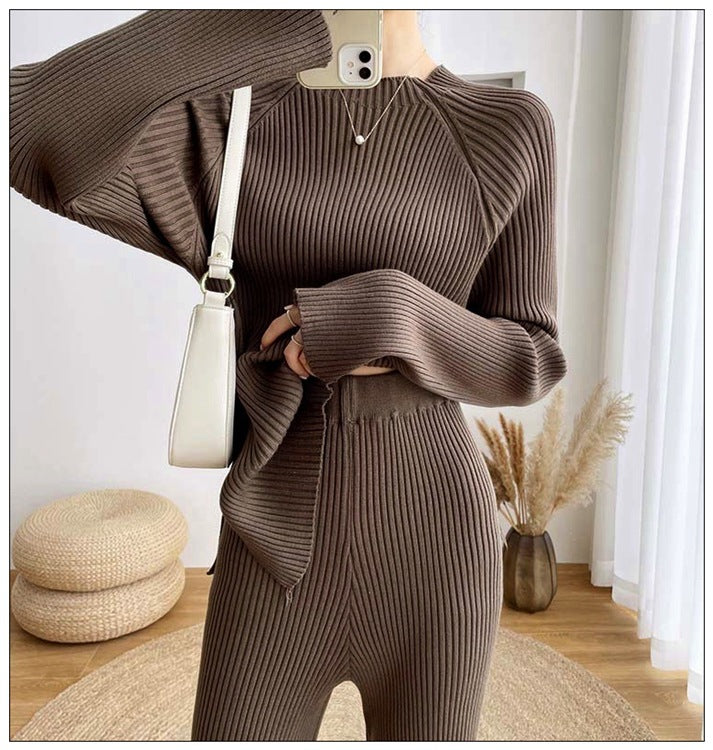 Loose Knitted Suit